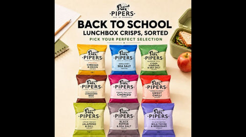 Pipers Crisps - Get the Back to School Lunchbox Sorted