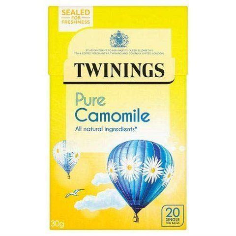 Twinings Pure Camomile - Enveloped & Tagged Tea Bags 4x20x2g