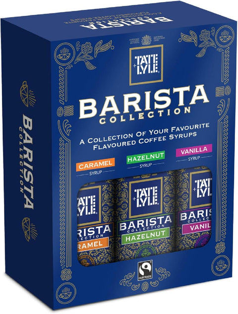Tate & Lyle Barista Syrup Gift Set   Hazelnut, Caramel & Vanilla (3 x 250ml)