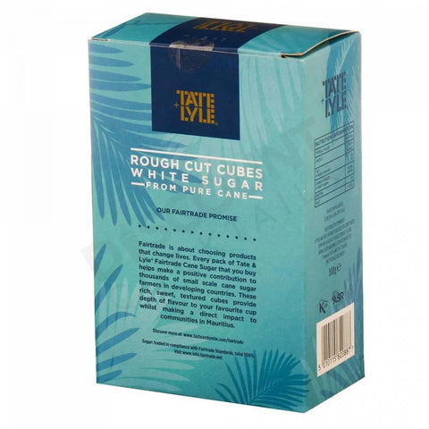 Tate & Lyle Fairtrade Cane Sugar White Rough Cubes 500g