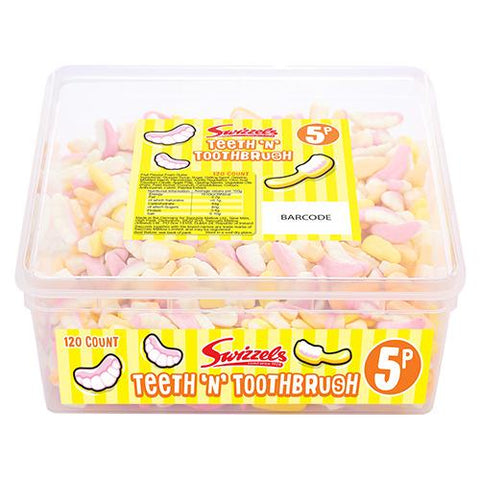 Swizzels Teeth 'N' Toothbrush 120 Sweets