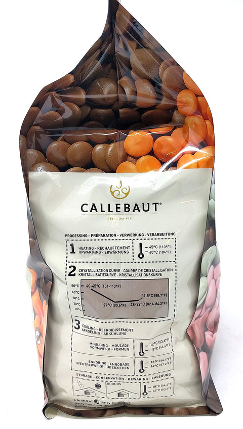 Callebaut Orange Chocolate Callets 2.5kg