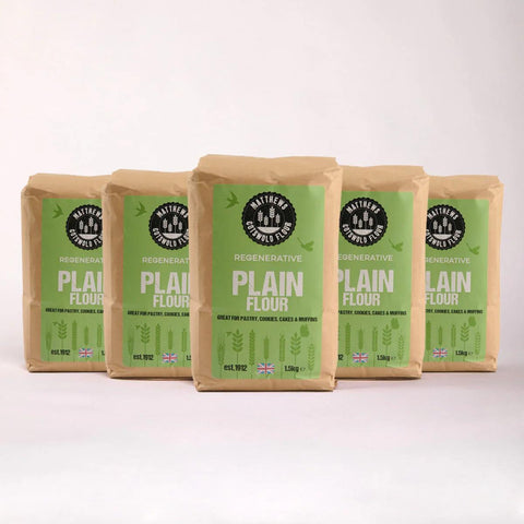 Matthews Regenerative Fine Plain Flour 5 x 1.5kg