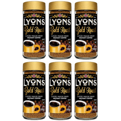 Lyons Gold Roast  6 x 190g