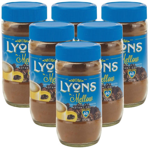 Lyons Mellow Jar 100g x 6 Pack