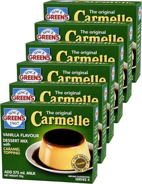 Green’s Original Carmelle Dessert Mix Vanilla Flavour 6 x 70g packs
