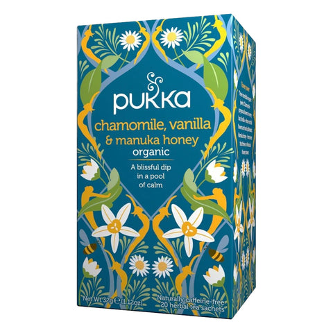 Pukka Chamomile, Vanilla & Manuka Honey - Pack of 20 Tea Bags