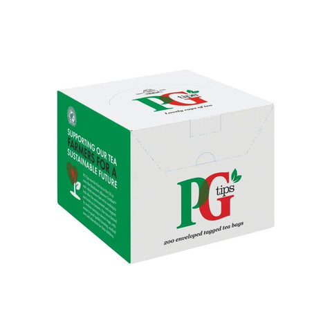 PG Tips Individual Enveloped Tagged Tea Bags 200pk