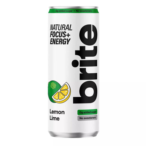 Brite Natural Focus + Sparkling Brite Lemon Lime 12 x 330ml
