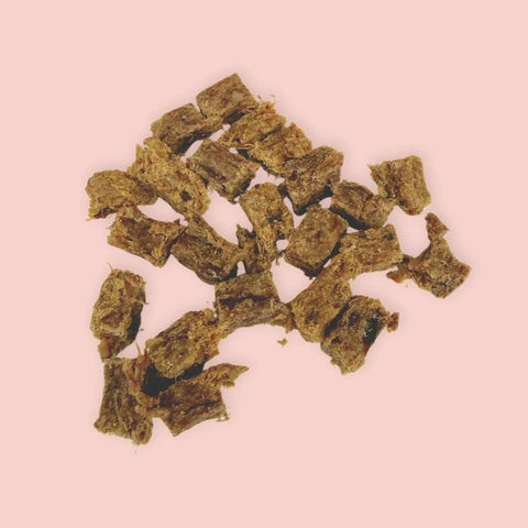 Dewkes Rabbit Pure Meat Dog Treats Reusable Tin, packaging photo 8