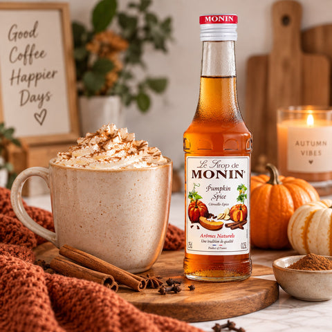Monin Pumpkin Spice Syrup 250ml, bottle photo 3