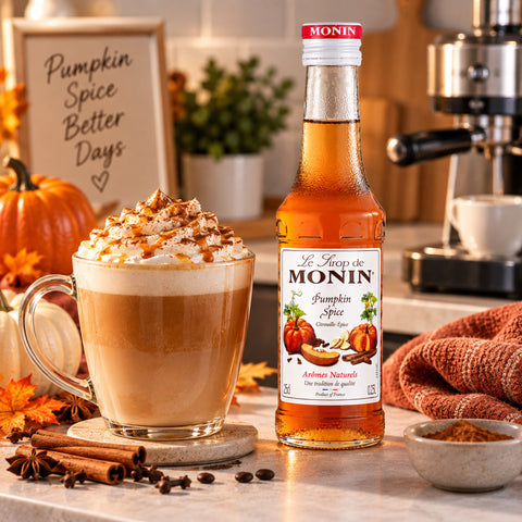 Monin Pumpkin Spice Syrup 250ml, bottle photo 8