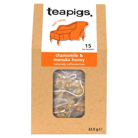Teapig's  Chamomile and Manuka Honey 15 Tea Temples