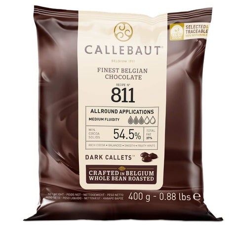 Callebaut 811 Dark Callets 54.5% 400g