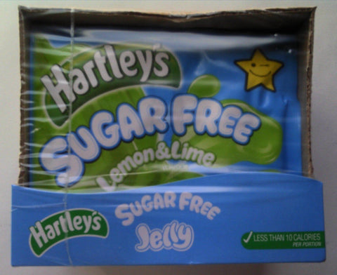 Hartleys Sugar Free Jelly Lemon & Lime 12x23g