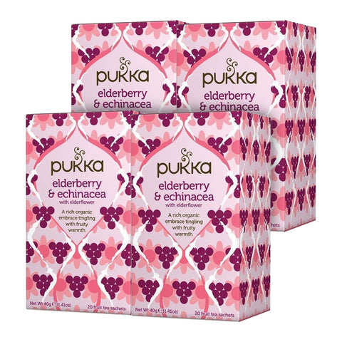 Pukka Elderberry & Echinacea - Pack of 20 Tea Bags