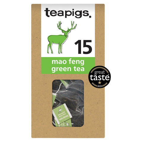 Teapig's Mao Feng Green 15 Tea Temples