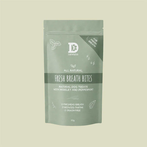 Dewkes Fresh Breath Bites Dental Dog Treats 70g