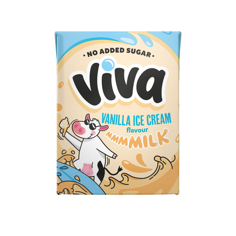 Viva Vanilla Ice Cream Flavoured Milk 200ml