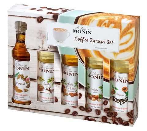 Monin Premium Coffee Syrup Gift Set 1x5x5cl