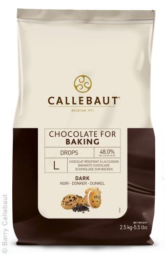Callebaut Dark Chocolate Baking Chips 2.5kg