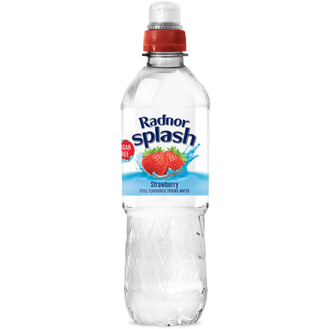 Radnor Splash Strawberry Flavoured Water 24x500ml