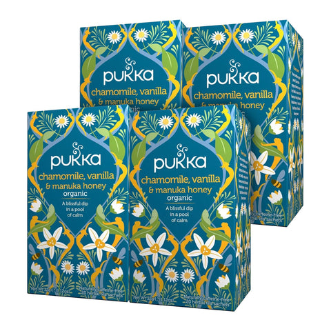 Pukka Chamomile, Vanilla & Manuka Honey - Pack of 20 Tea Bags