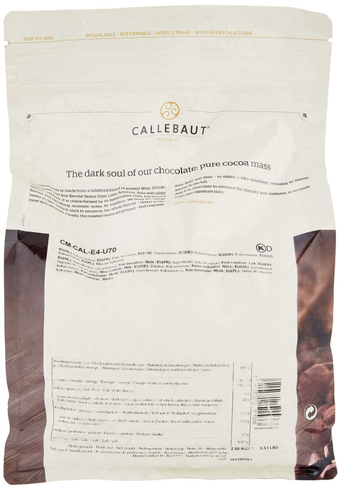 Callebaut Cocoa Mass Easy Melt 100% 2.5kg