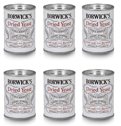 Borwick's Dried Yeast 6x90g