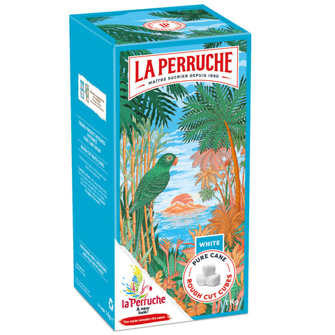 La Perruche Rough Cut White Sugar Cubes 1kg