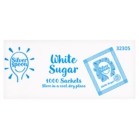 Silver Spoon White Sugar Sachets - 1000 Sachets