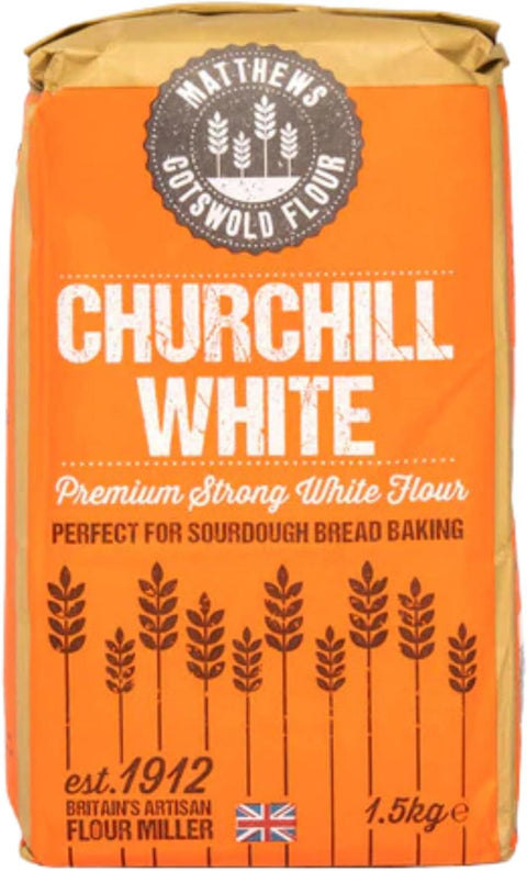 Matthews Cotswold Churchill Premium White Bread Flour 5x1.5kg