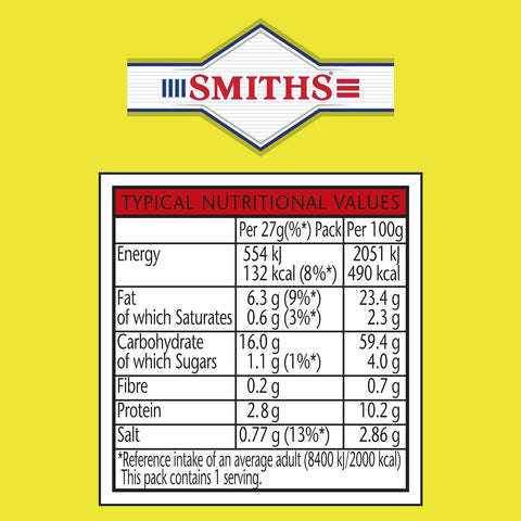 Smith's Scampi Flavour Fries Pub Card with 24 x 27g Packs