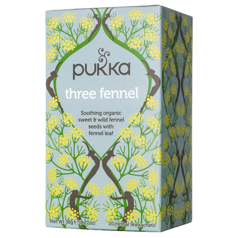 Pukka Three Fennel - Pack of 20 Tea Bags