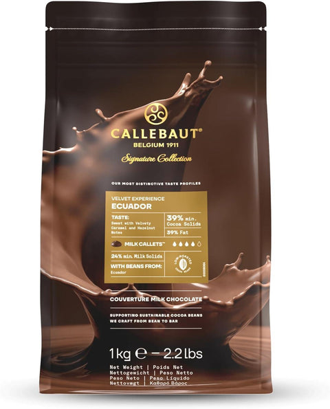 Callebaut Velvet Ecuador Couverture Milk Chocolate Callets 1kg