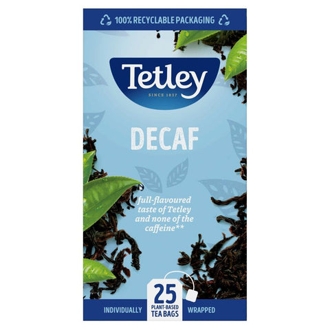 Tetley Decaf Tea - 6x25 Tea Bags