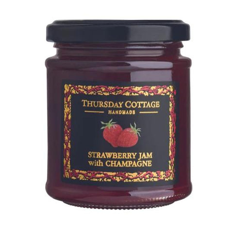 Thursday Cottage Strawberry Jam with Champagne 6x210g