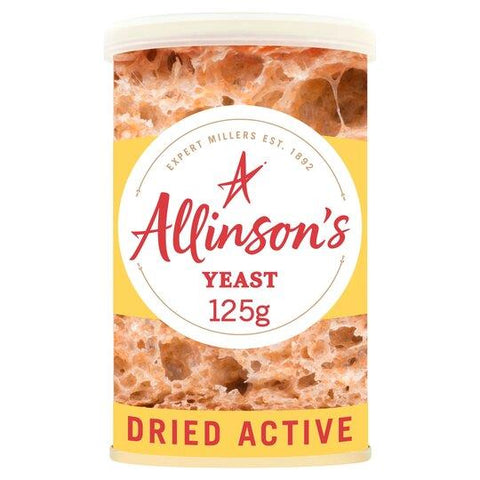 Allinson Dried Active Yeast Baking Yeast 10x125g
