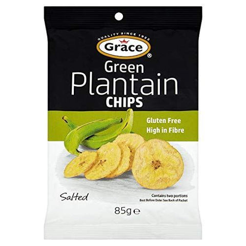 Grace Green Plantain Chips 9x85g