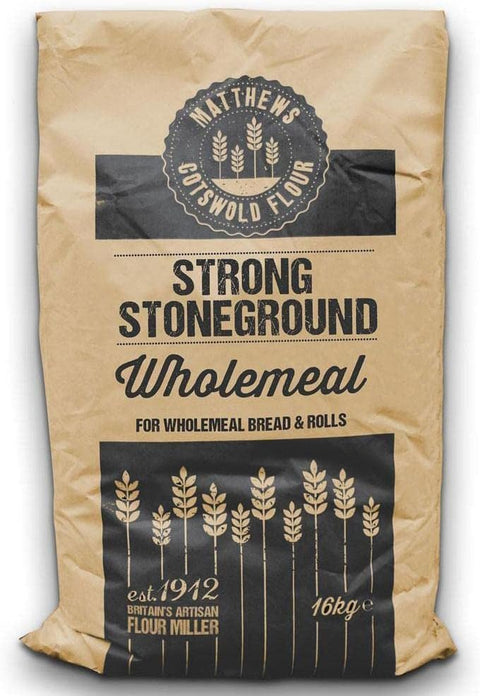 Matthews Cotswold Stoneground Strong Wholemeal Flour 16kg
