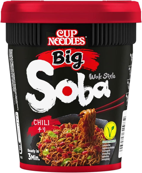 Nissin-Noodles Big Soba Cups Chilli 115g