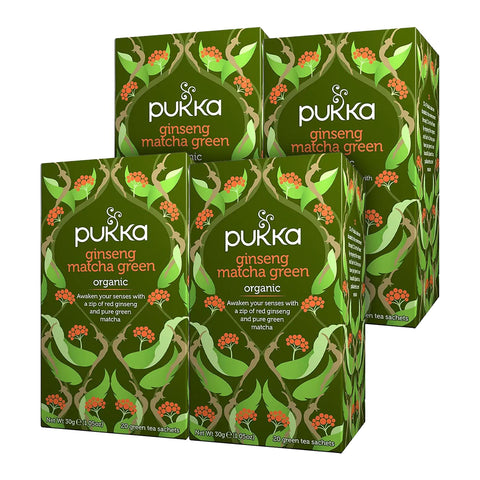 Pukka Ginseng Matcha Green - Pack of 20 Tea Bags