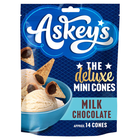 Askeys Deluxe Mini Chocolate Cones 6x70g