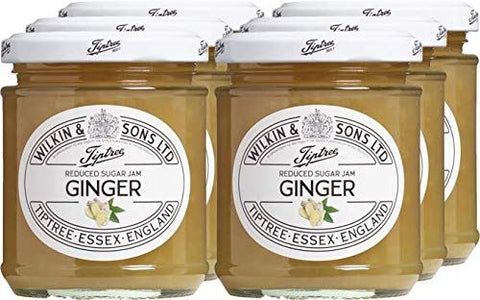 Tiptree Ginger Reduced Sugar Jam 6x200g