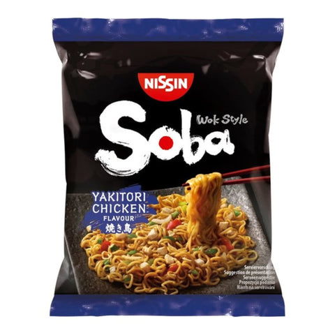 Nissin Soba Fried Instant Noodles - Yakitori Chicken - 9 Packets