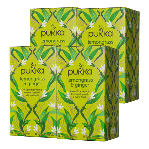 Pukka Lemongrass & Ginger - Pack of 20 Tea Bags