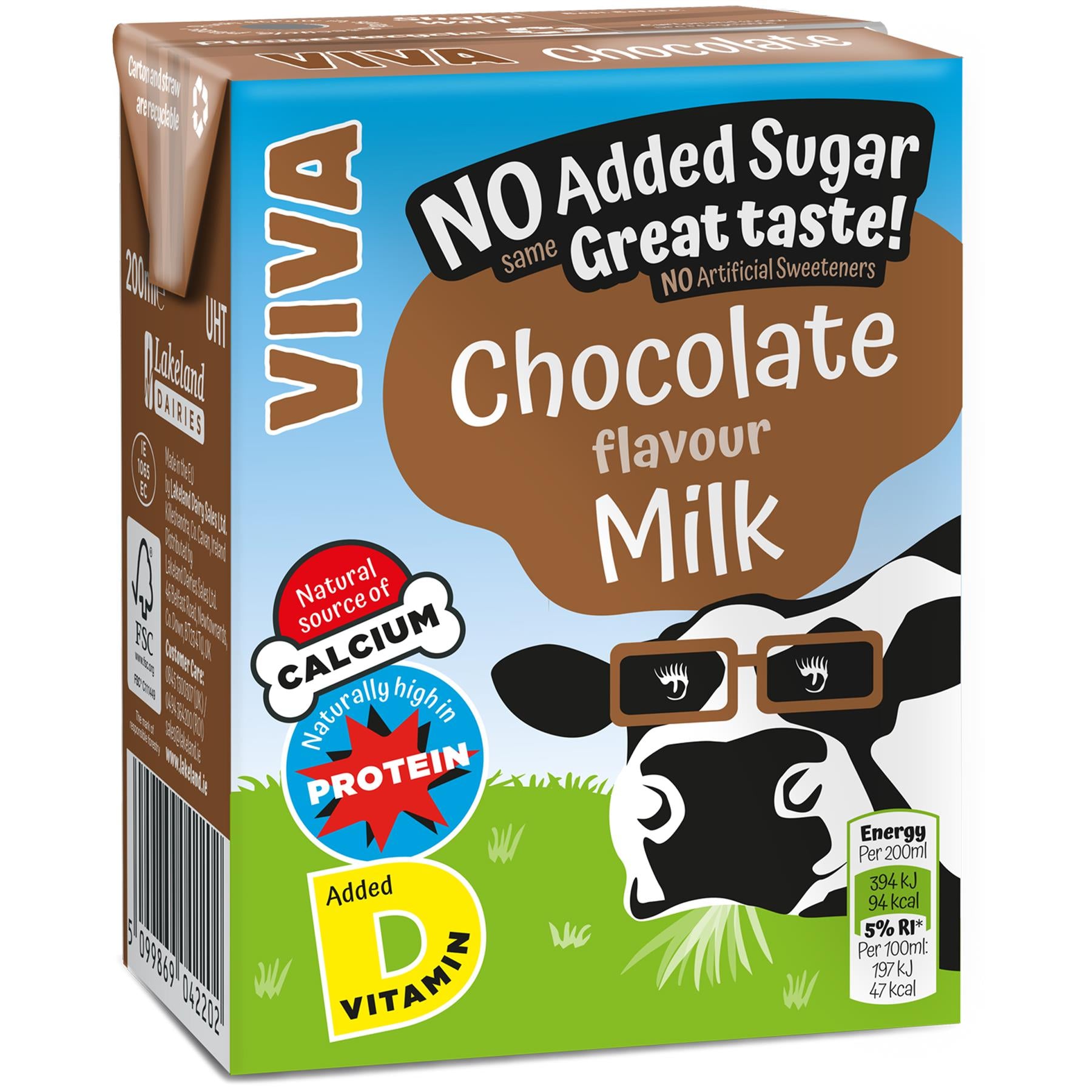 Viva Chocolate Milk 27x200ml – Universal Product Solutions