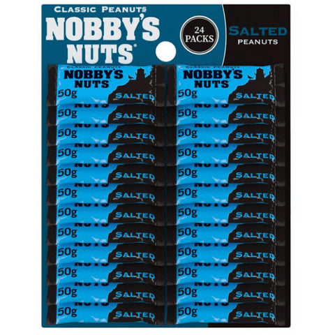 Nobby's Nuts Classic Salted Peanuts 24x50g