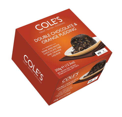 Cole's Double Chocolate & Orange Pudding 1 x 350g