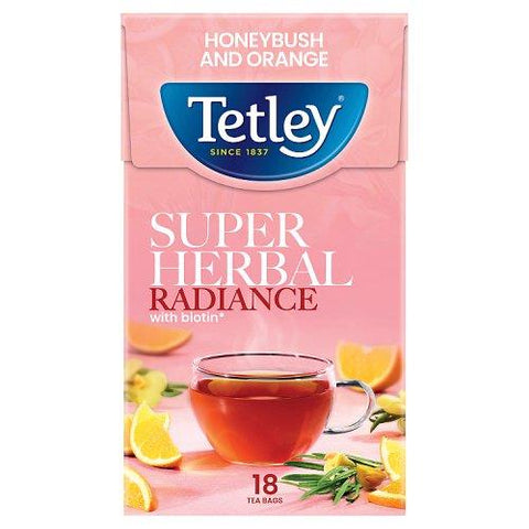 Tetley Super Herbal Radiance Honeybush & Orange 4x18x2g